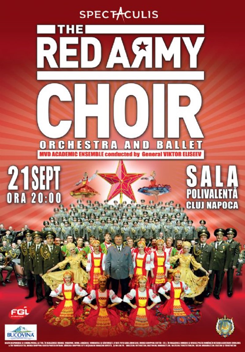 bilete The Red Army Choir - Corul Armatei Rosii