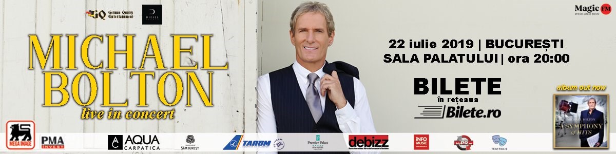 bilete Michael Bolton LIVE in Concert