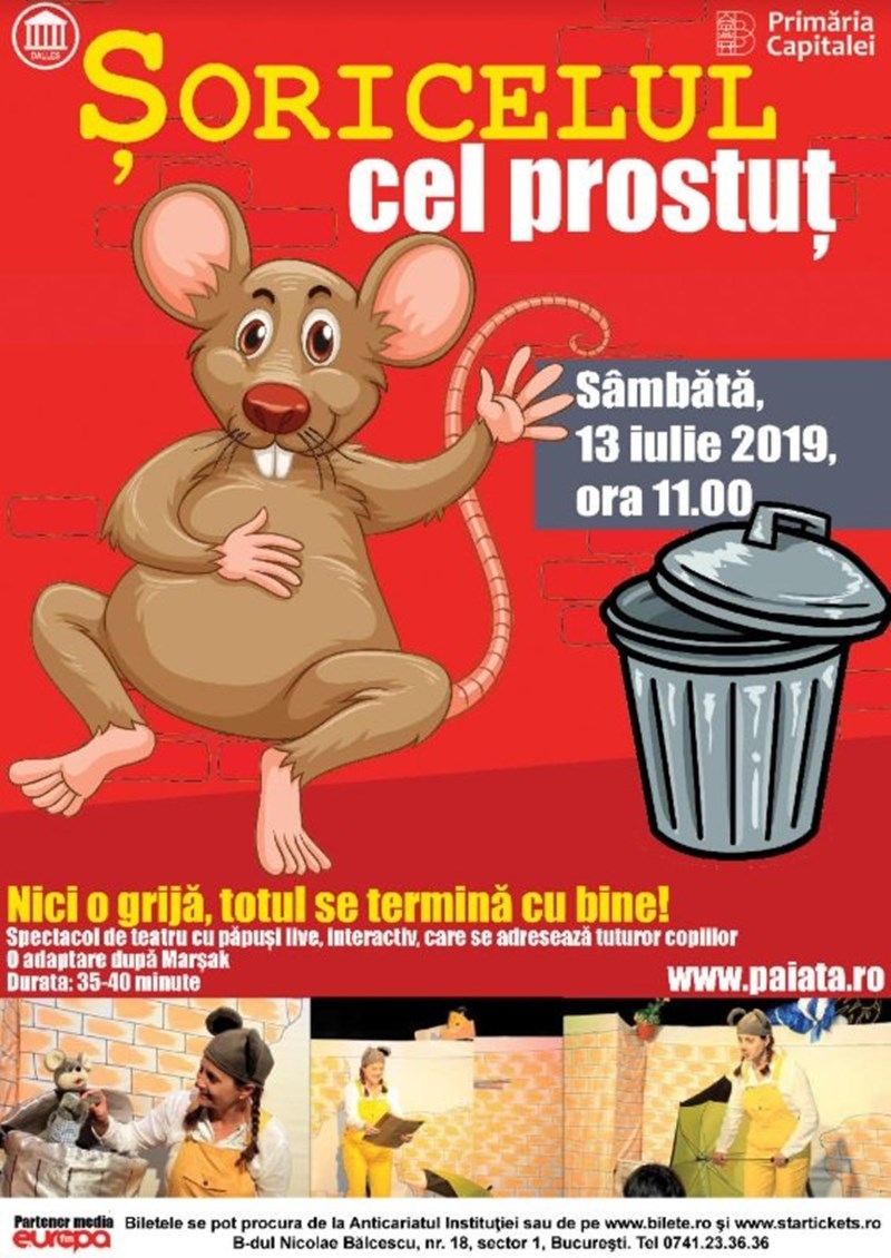 bilete Soricelul cel prostut