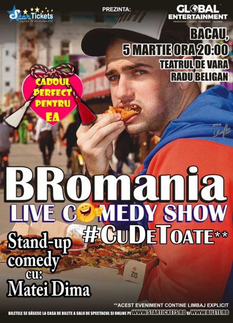 bilete BRomania - Live Comedy Show