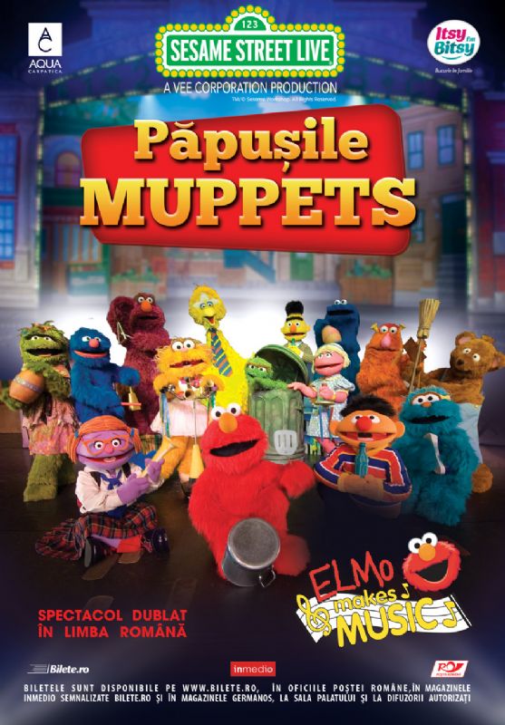 bilete Papusile Muppets - Sesame Street Live - Elmo Makes Music