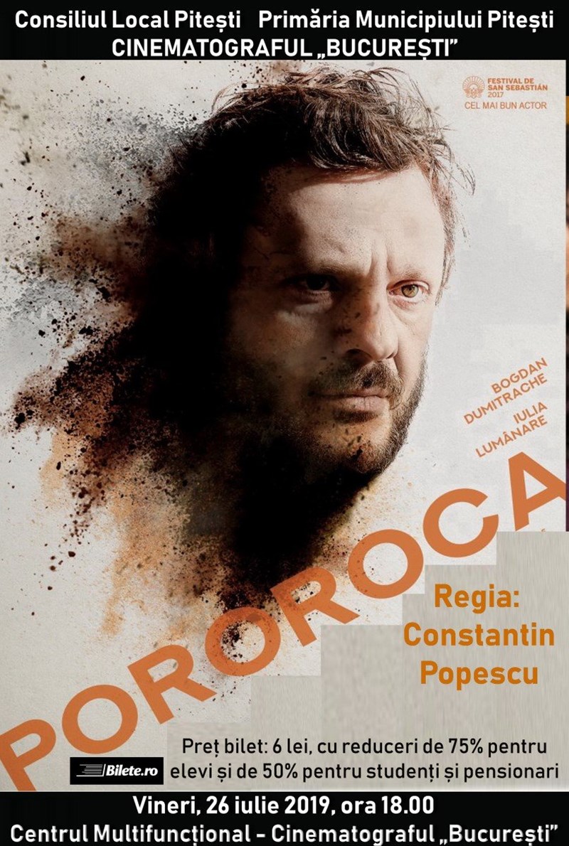 bilete Pororoca la Cinematograful Bucuresti