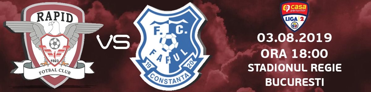 bilete FC Rapid Bucuresti - SSC Farul Constanta