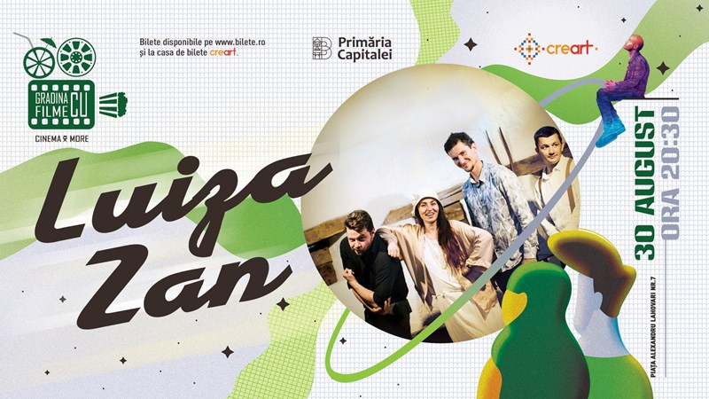 bilete Concert Luiza Zan la Gradina cu filme