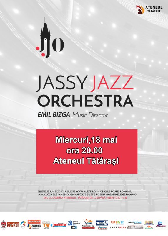 bilete Jassy Jazz Orchestra - Emil Bizga Music Director