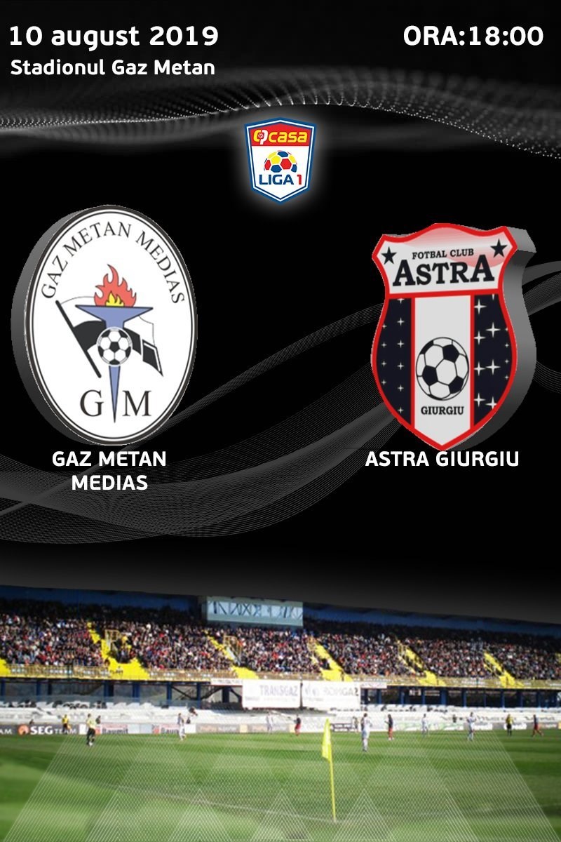 bilete CS Gaz Metan Medias - AFC Astra Giurgiu - CASA Liga 1