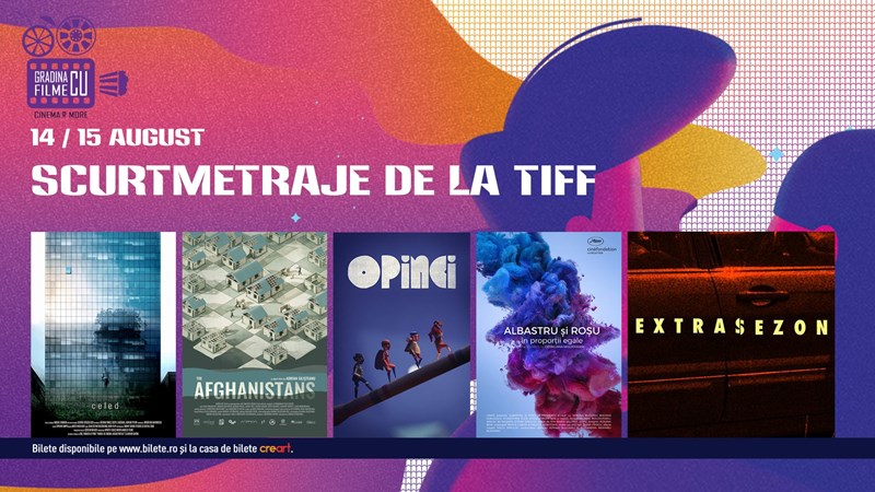 bilete SRF: Scurtmetraje de la TIFF la Gradina cu filme
