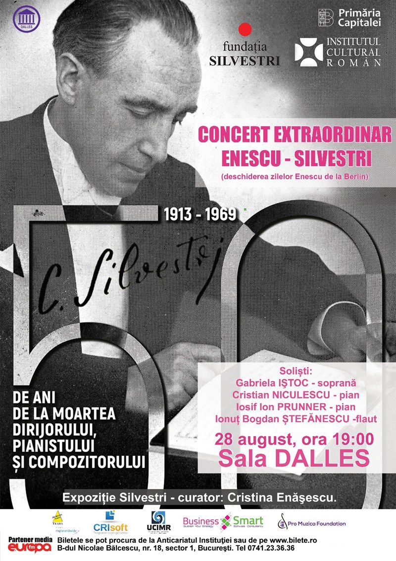 bilete Concert extraordinar Enescu - Silvestri