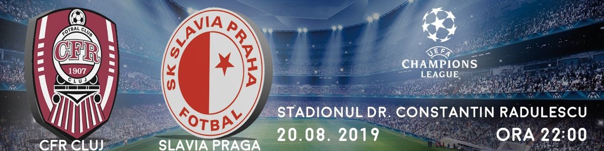 bilete CFR Cluj (ROU) v Slavia Praha (CZE)