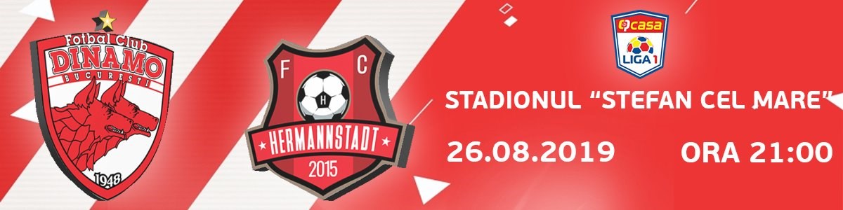 bilete FC Dinamo Bucuresti - FC Hermannstadt - Casa Liga 1
