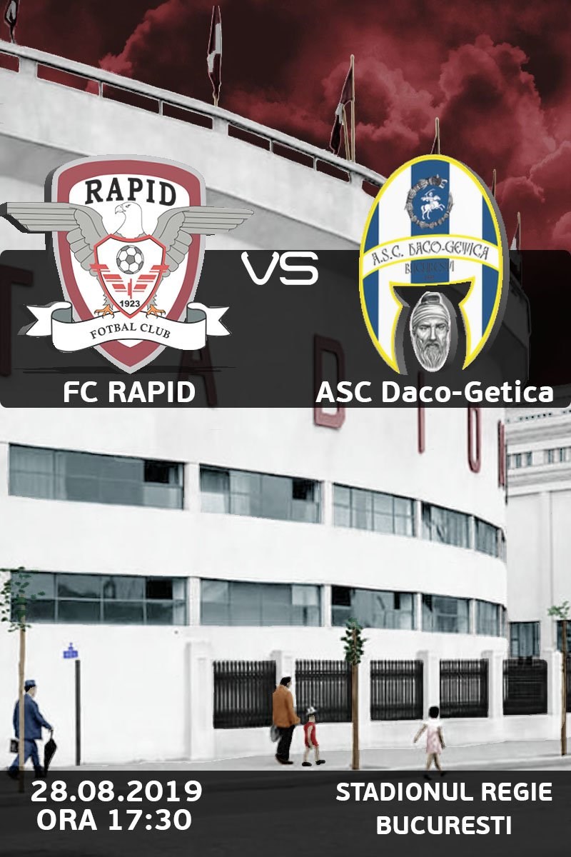 bilete FC Rapid Bucurest vs ASC Daco-Getica - Cupa Romaniei