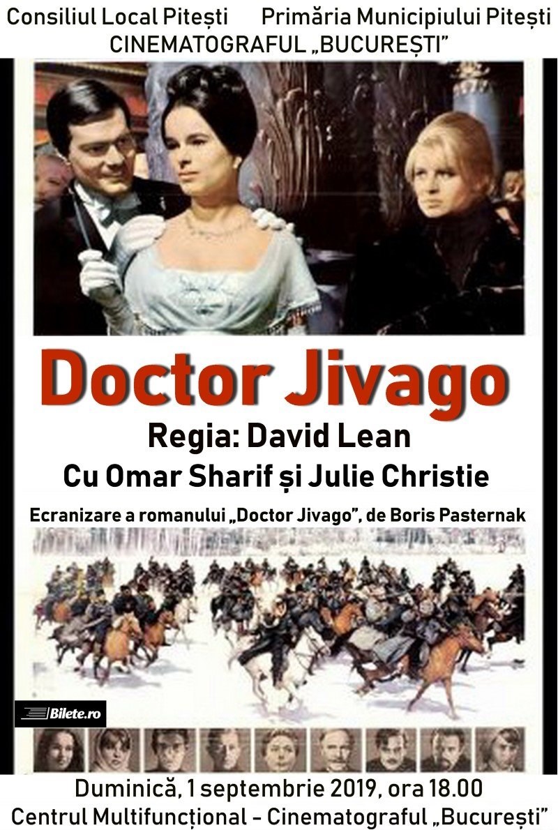 bilete Doctor Jivago la Cinematograful Bucuresti