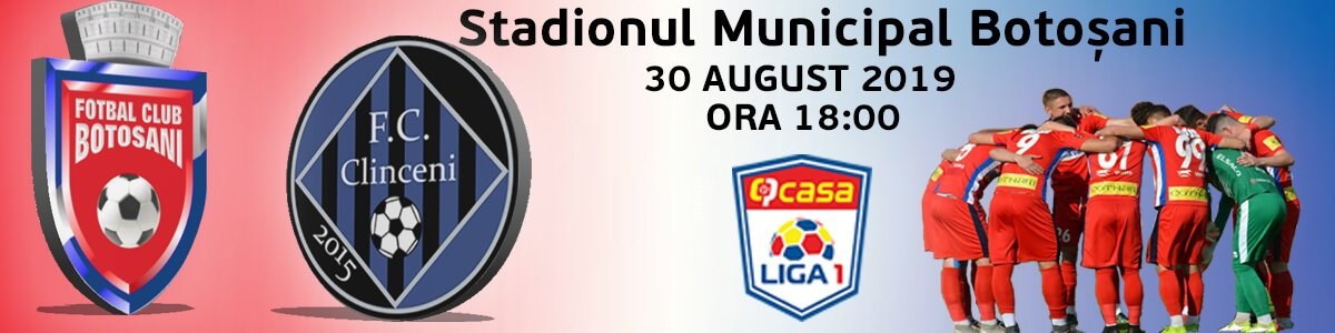 bilete FC Botosani - FC Academica Clinceni - CASA Liga 1