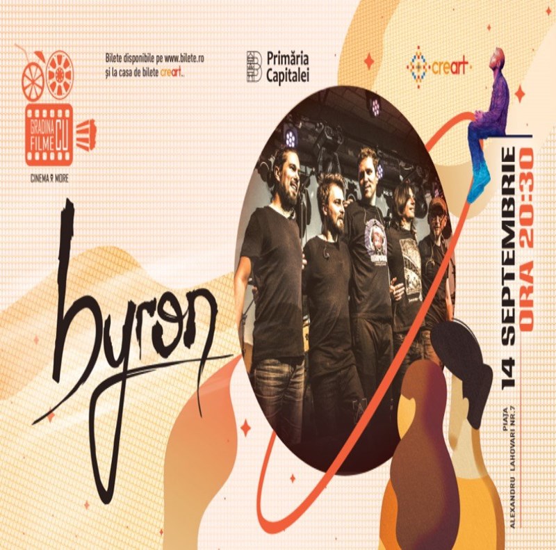 bilete Concert Byron la Gradina cu filme