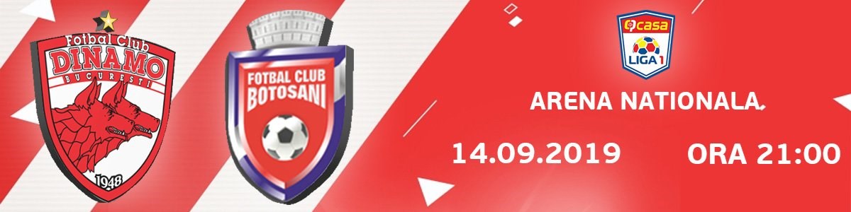 bilete FC Dinamo Bucuresti - FC Botosani - Casa Liga 1