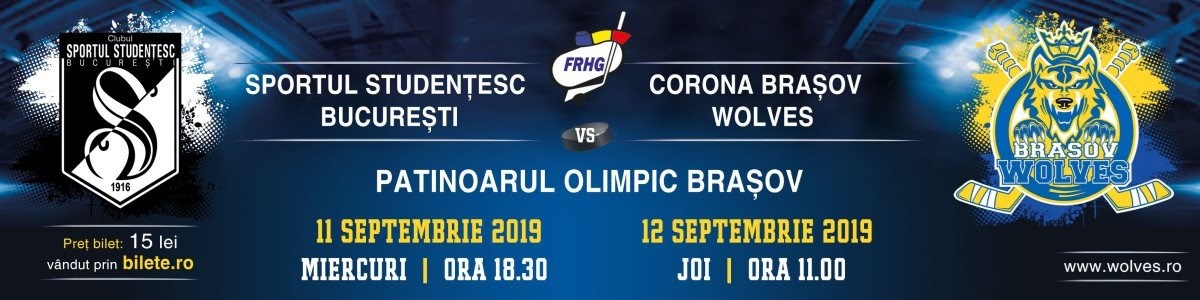 bilete Sportul Studentesc Bucuresti - CSM Corona Brasov Wolves
