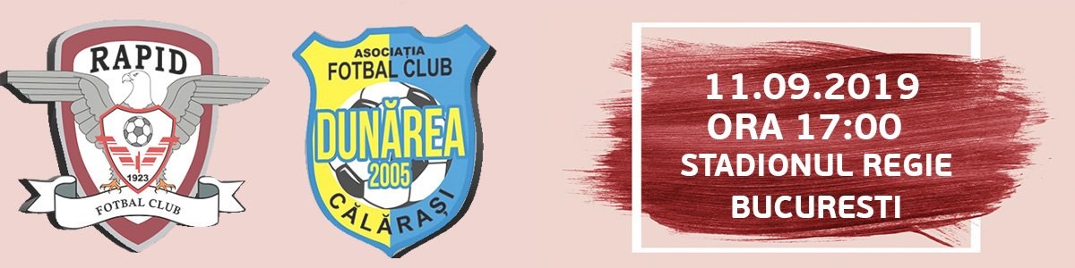 bilete FC Rapid Bucuresti - Dunarea Calarasi - Cupa Romaniei