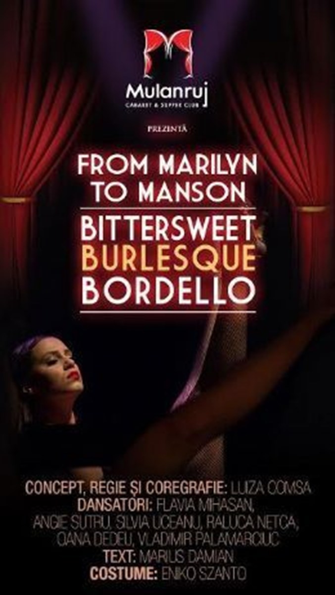 bilete Mulanruj Dining Theatre - FROM MARILYN TO MANSON