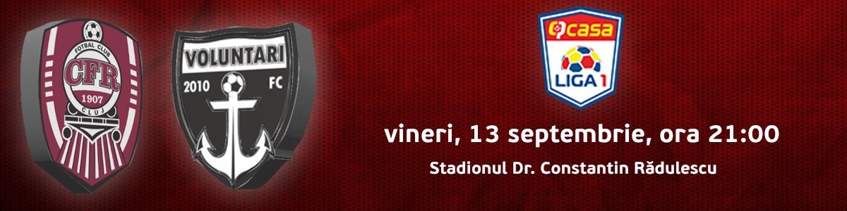 bilete CFR 1907 Cluj v FC Voluntari