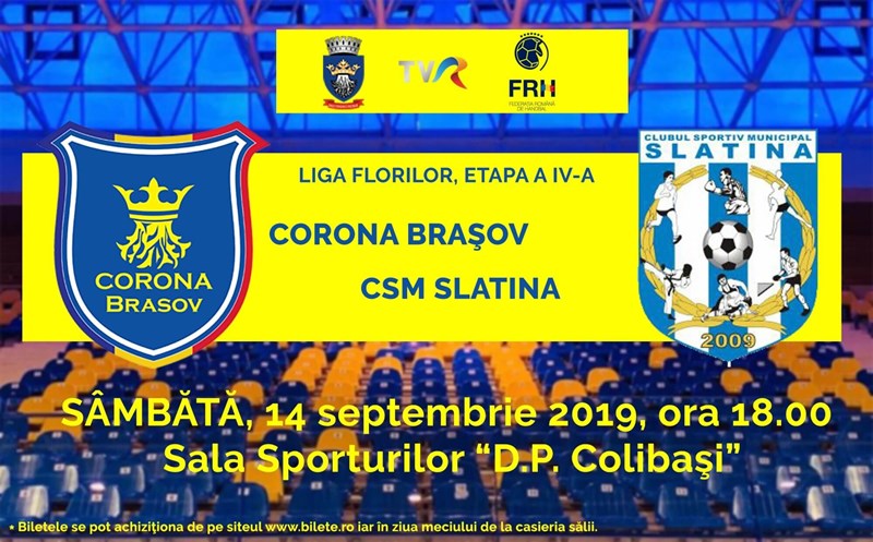 bilete CSM Corona Brasov - CSM Slatina