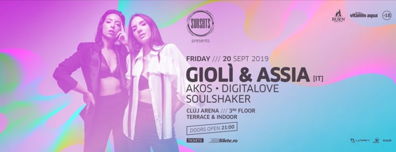 bilete Sunsets presents Giolì & Assia