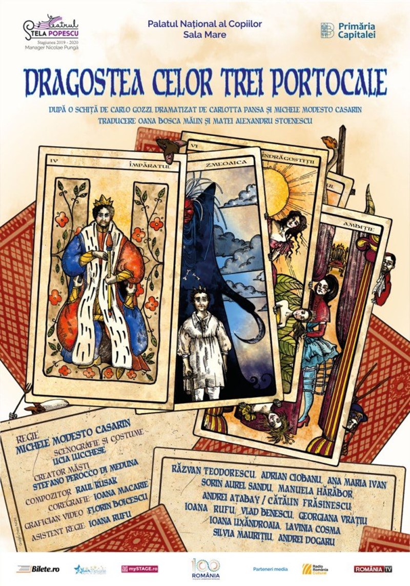 bilete Dragostea celor trei portocale