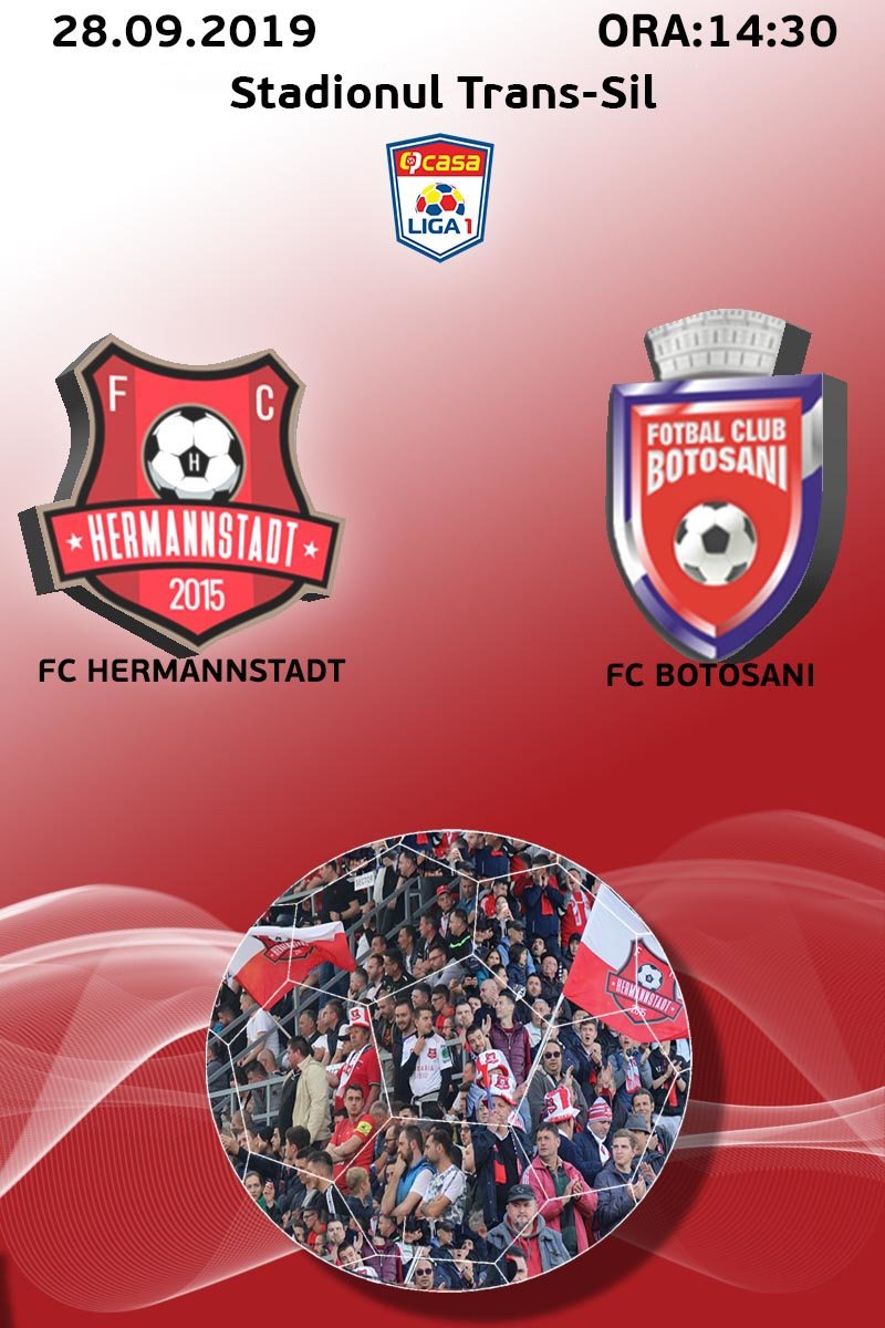 Bilete la meci FC Hermannstadt - FC Botosani - Casa Liga 1