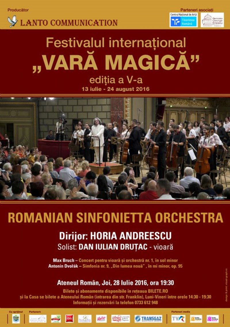 bilete Romanian Sinfonietta Orchestra