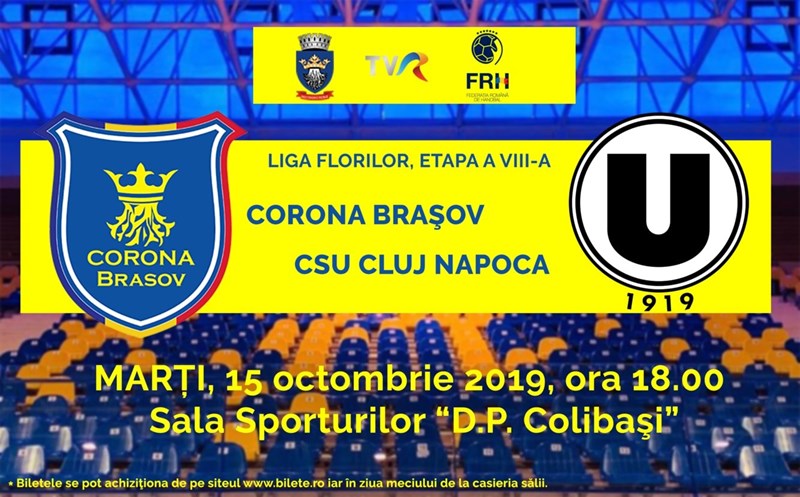 bilete CSM Corona Brasov - CSU Cluj Napoca