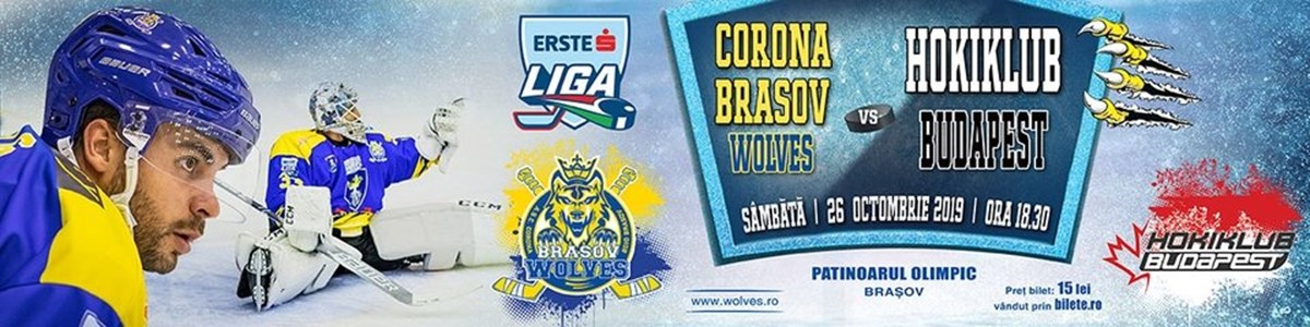 bilete CSM Corona Brasov - Hokiklub Budapest