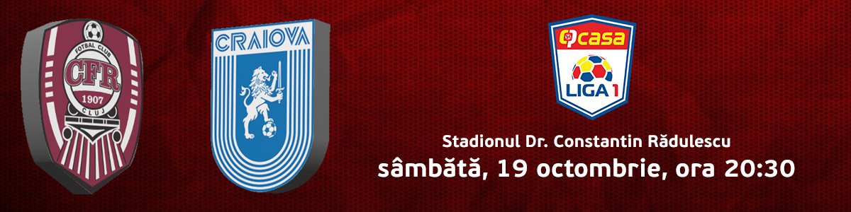 CFR CLUJ v Universitatea Craiova - CASA Liga 1 - 19 oct 2019