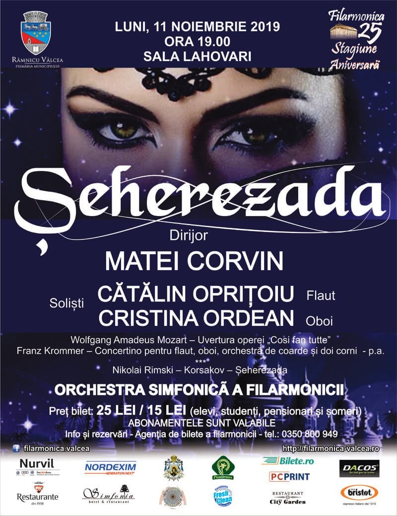 bilete Seherezada la Filarmonica Ion Dumitrescu