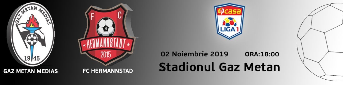 bilete CS Gaz Metan Medias - FC Hermannstadt - CASA Liga 1