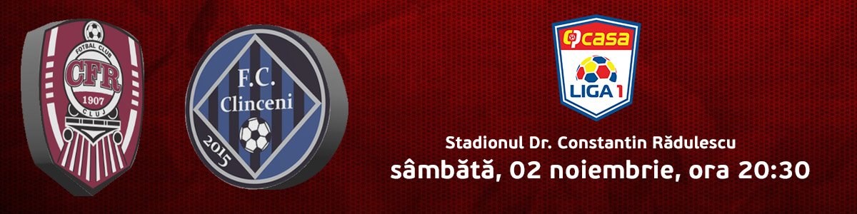bilete CFR 1907 Cluj v Academica Clinceni
