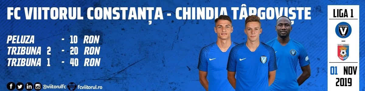 bilete FC VIITORUL - AFC CHINDIA Targoviste - CASA Liga 1