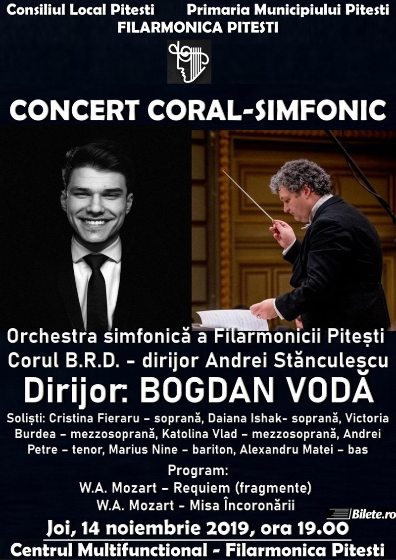 bilete Concert Coral-Simfonica la Filarmonica Pitesti