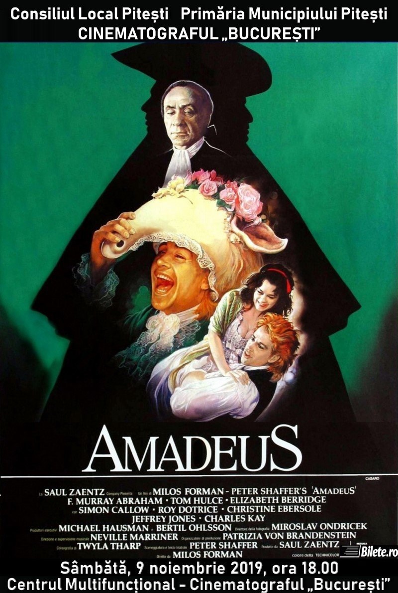 bilete Amadeus la Cinematograful Bucuresti