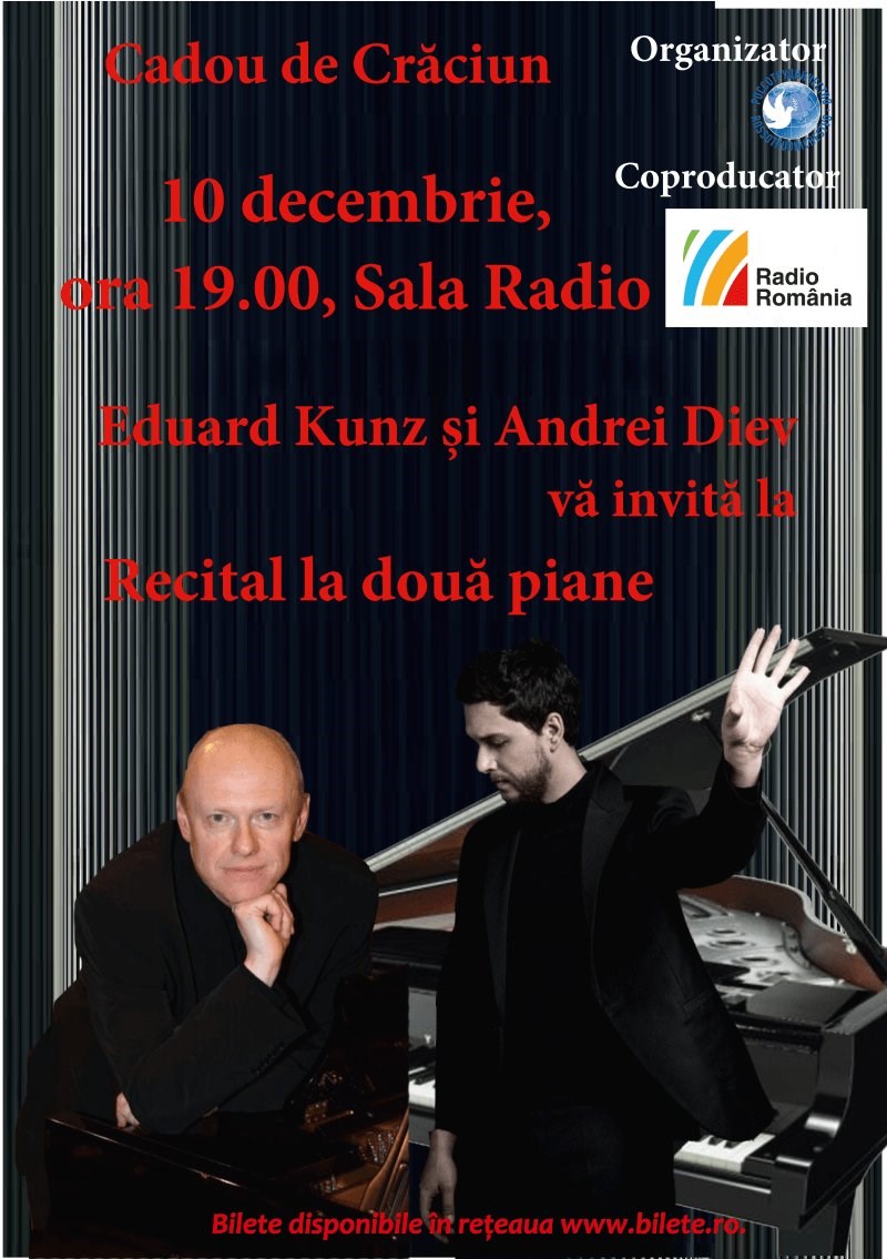 bilete Recital la doua piane EDUARD KUNZ si ANDREI DIEV