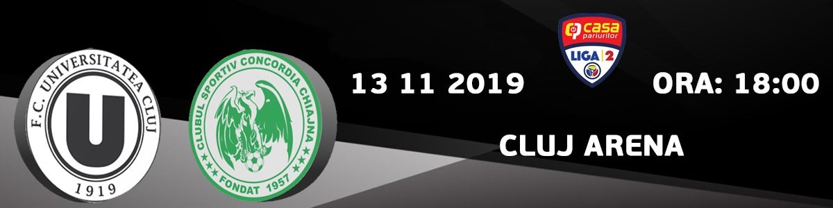 bilete FC Universitatea Cluj v CS Concordia Chiajna
