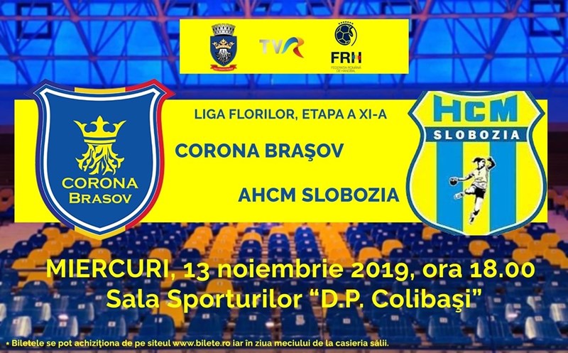bilete CSM Corona Brasov - AHCM Unirea Slobozia