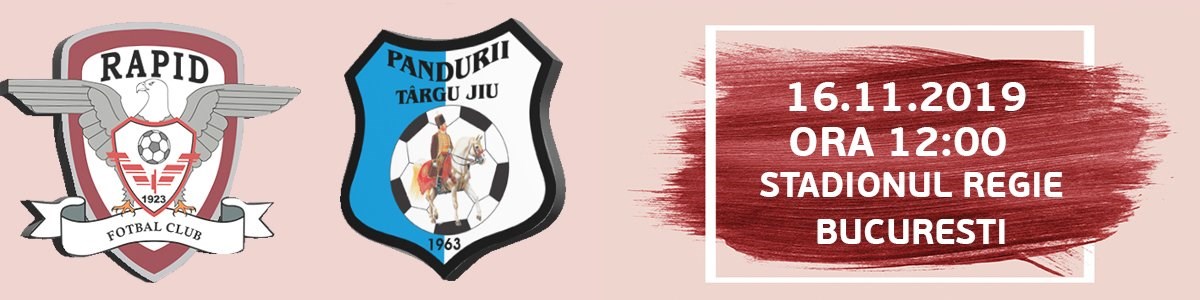 bilete FC Rapid Bucuresti - CS Pandurii Targu Jiu