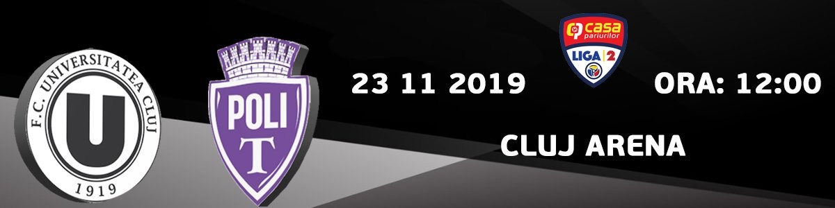 bilete FC Universitatea Cluj - ASU Politehnica Timisoara