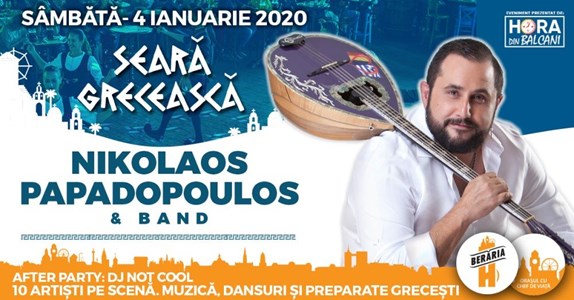 bilete Seara Greceasca: Nikolaos Papadopoulos & Band