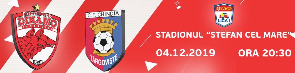 bilete FC Dinamo - FC Chindia Targoviste - Casa Liga 1