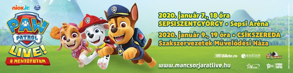 bilete Mancs őrjárat Live! „A mentőfutam”