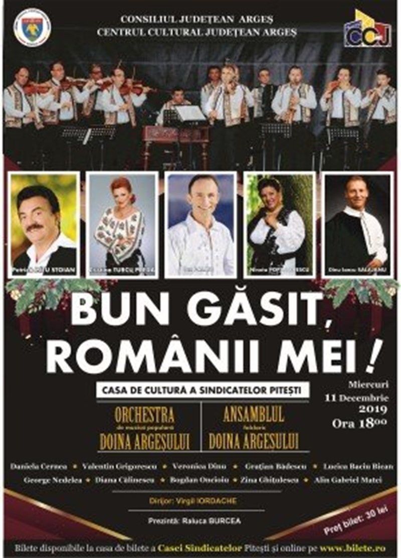 bilete Bun gasit, romanii mei!