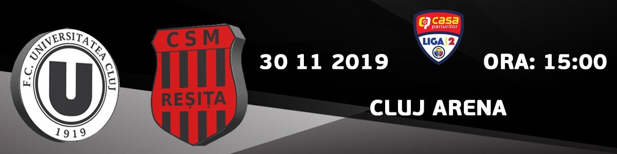 bilete FC Universitatea Cluj vs CSM Resita