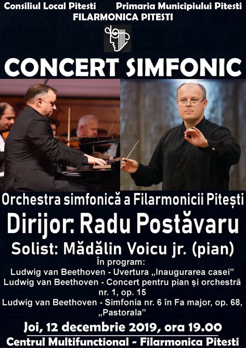 bilete Concert simfonic la Filarmonica Pitesti