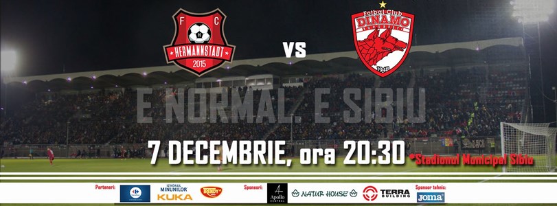 bilete AFC Hermannstadt - FC Dinamo Bucuresti - CASA Liga 1