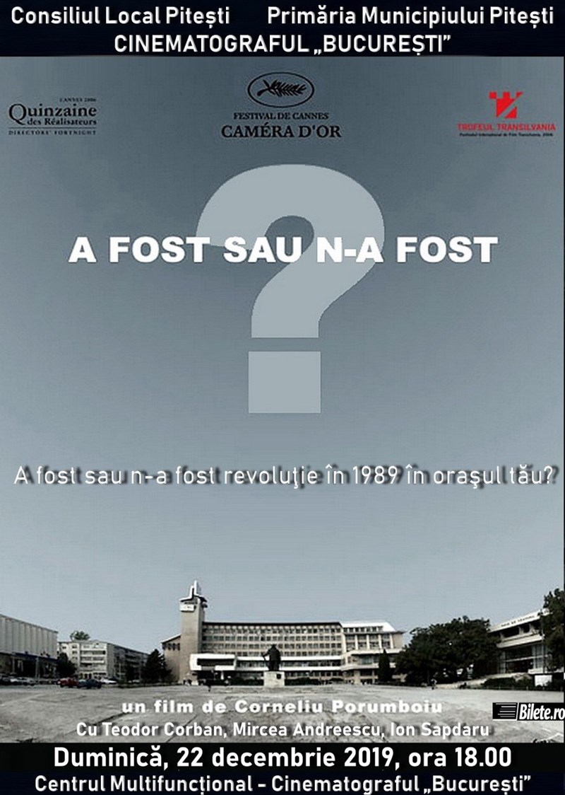 bilete A fost sau n-a fost